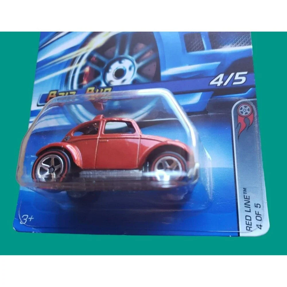 2006 Hot Wheels BAJA BUG Metallic Red VW VOLKSWAGEN RED LINE SERIES 4/5 #99 1:64